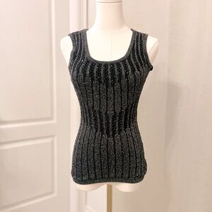 NWOT Le Chateau Sparkly Sleeveless Tank Top